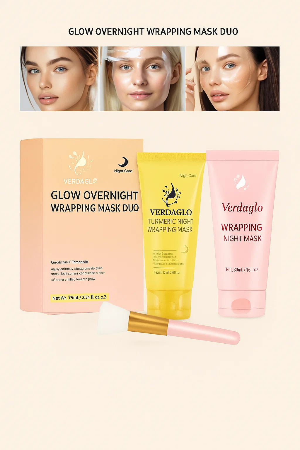 Collagen + Turmeric Night Repair Mask