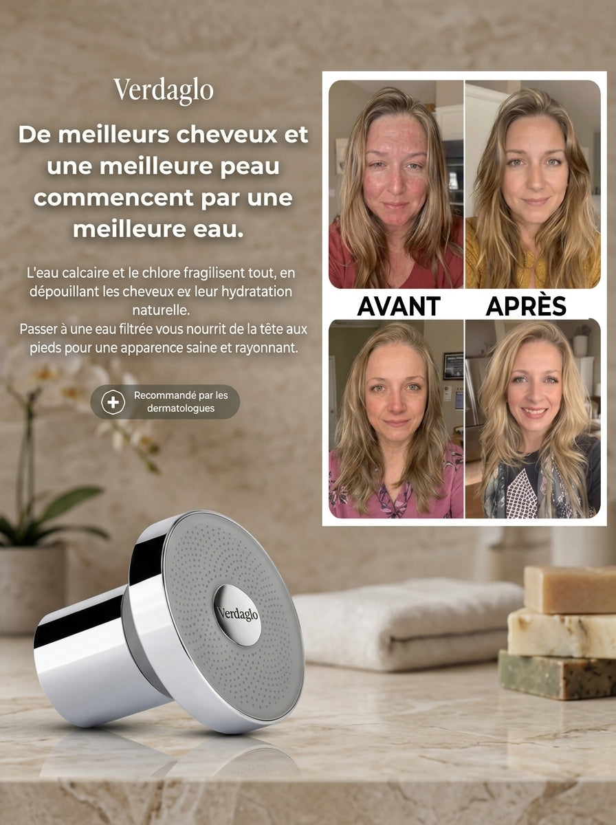 Pommeau de Douche Filtrant